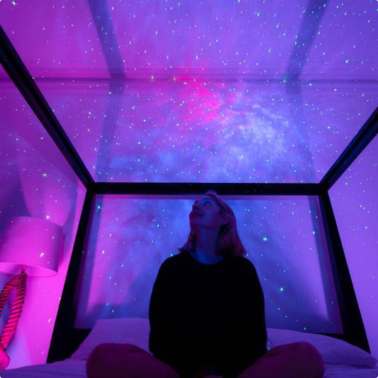Galaxy Projector in Bedroom
